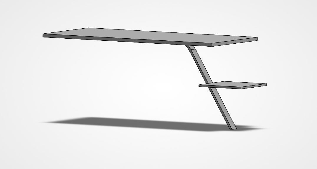 Modélisation 3D du bureau sur mesure
